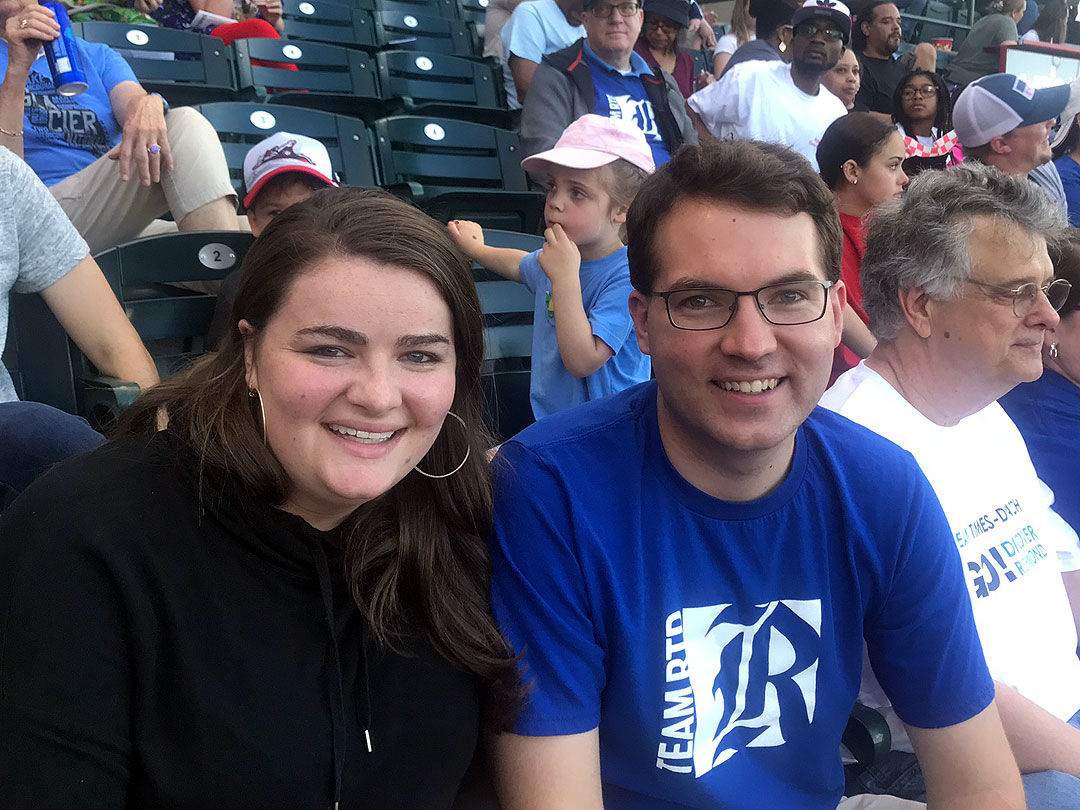 Justin Mattingly and his friend, Julia Warren